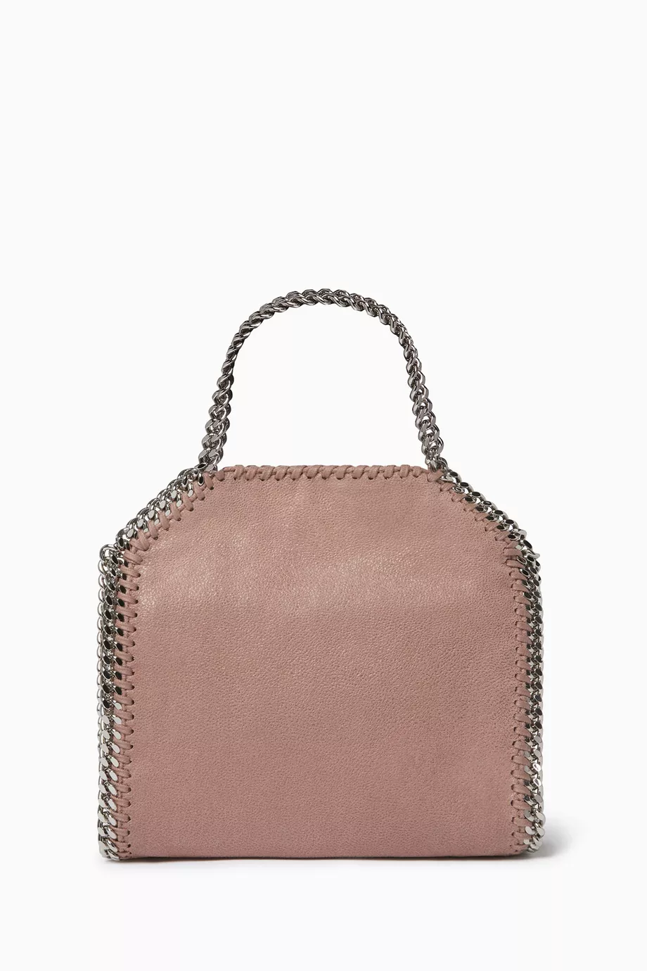 Buy Stella McCartney Pink Tiny Falabella Tote Bag in Shaggy