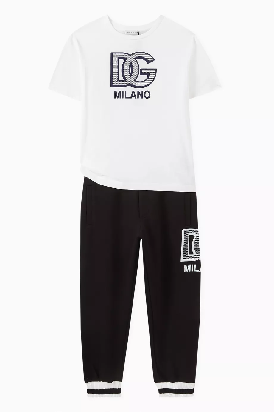 Buy Dolce Gabbana Red Mesh Logo-print T-shirt in Cotton-jersey