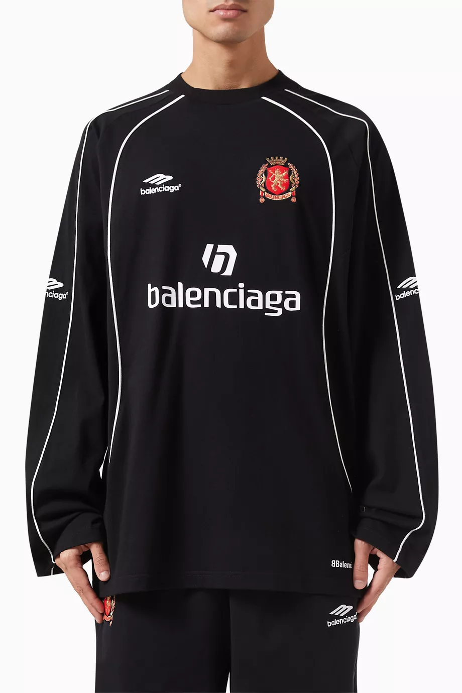 Jersey Balenciaga Long Sleeve Shirts Tops New Balenciaga Unisex