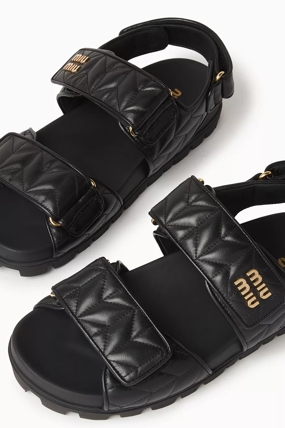 Miu miu black sandals deals