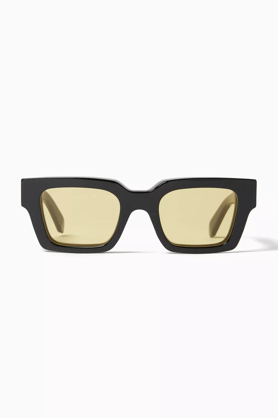 Off-White Virgil Square Frame Sunglasses Black White Gray (FW21) (OERI