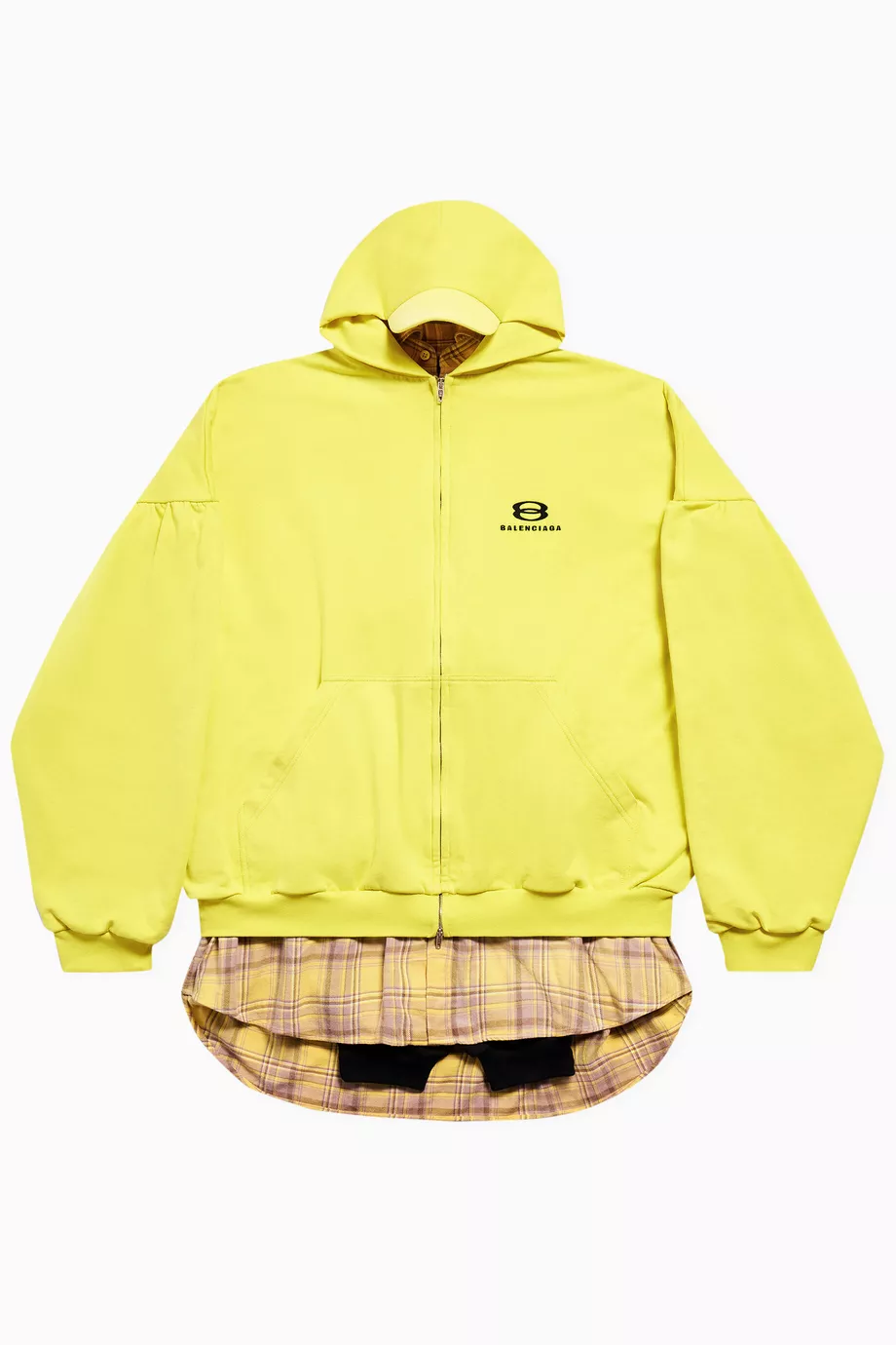 Buy Balenciaga Yellow Unisex Unity Sports Icon Layered Oversized