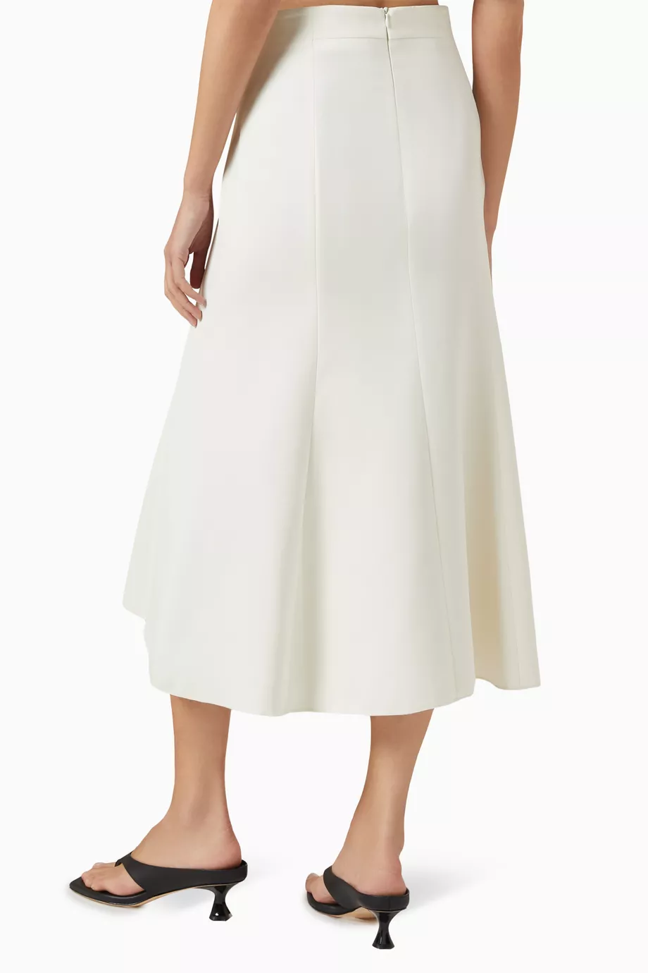 Buy Marella White Arona Midi Skirt For Women Online | Ounass