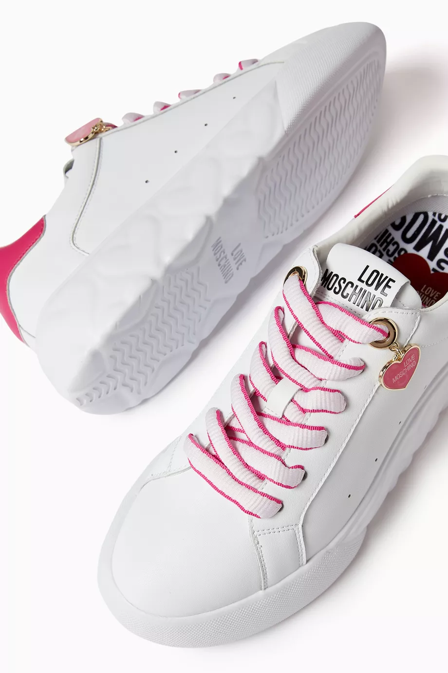 Love moschino sneakers alte best sale