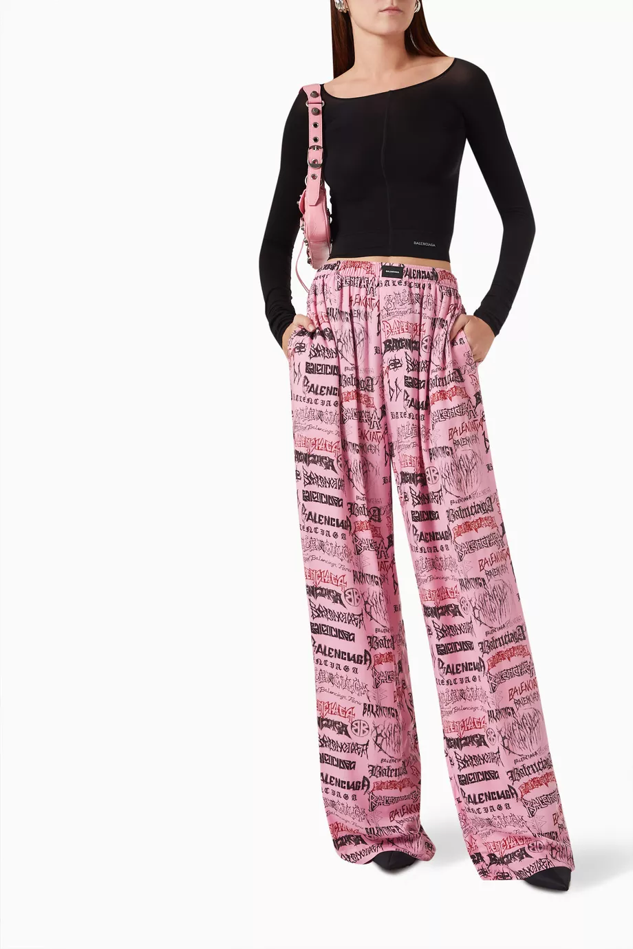 パンツ BALENCIAGA Women Straight Pants 786468TRWA6 Pink BALENCIAGA: Pants woman - Pink | Balenciaga jeans