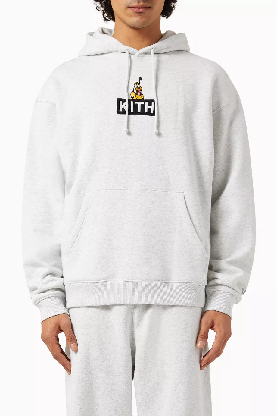 ☆ KITH x MICKEY&FRIENDS Pluto コラボパーカー ☆ Buy Kith Grey Kith x Mickey & Friends Pluto Hoodie in Cotton