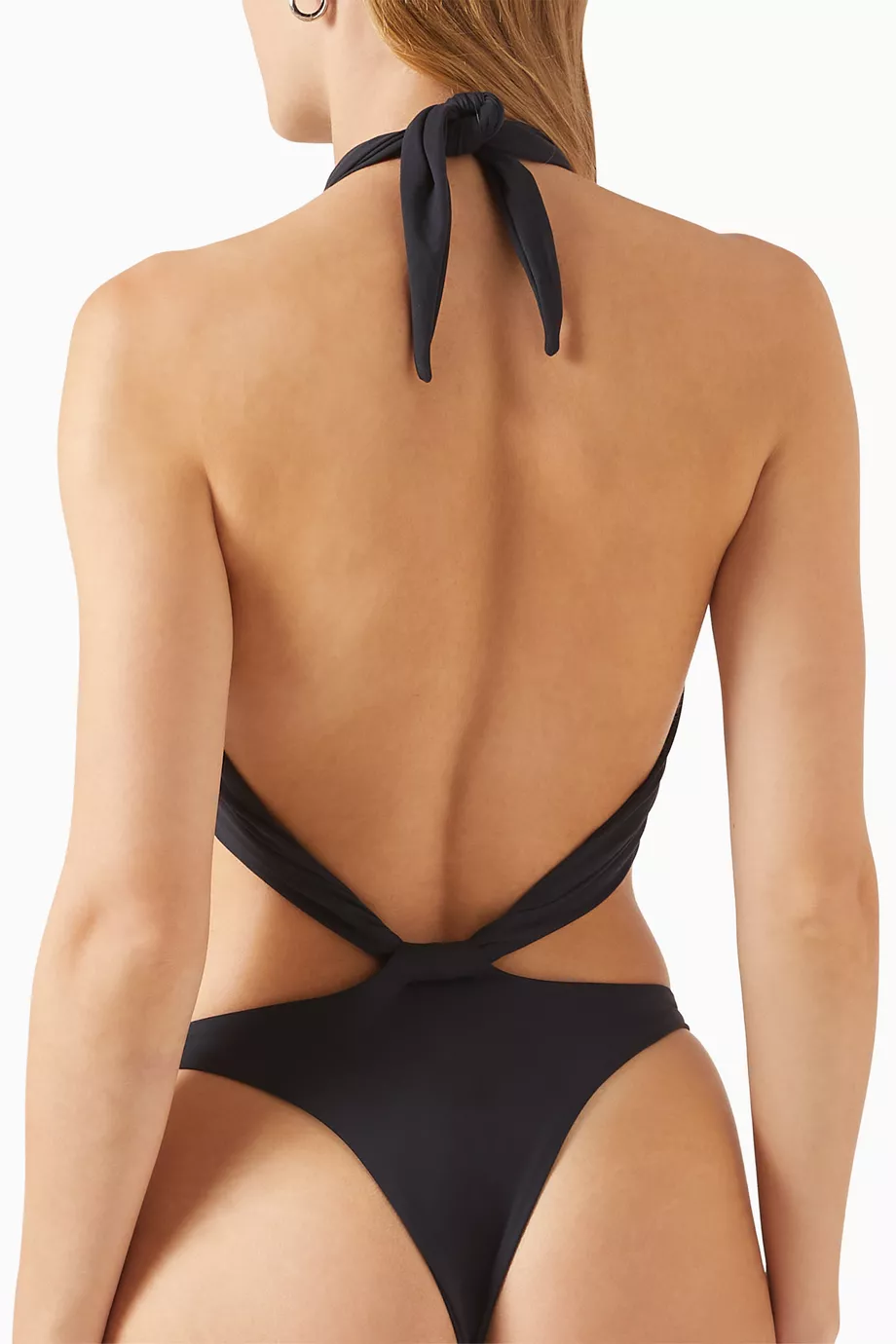 Buy Reina Olga Black Showpony One-piece Swimsuit in Stretch Nylon