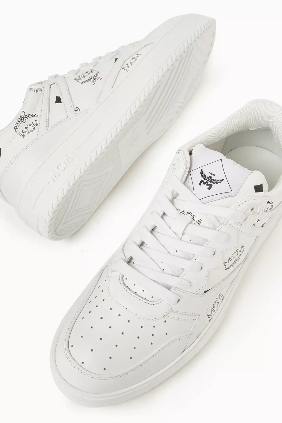 Mcm white shoes top