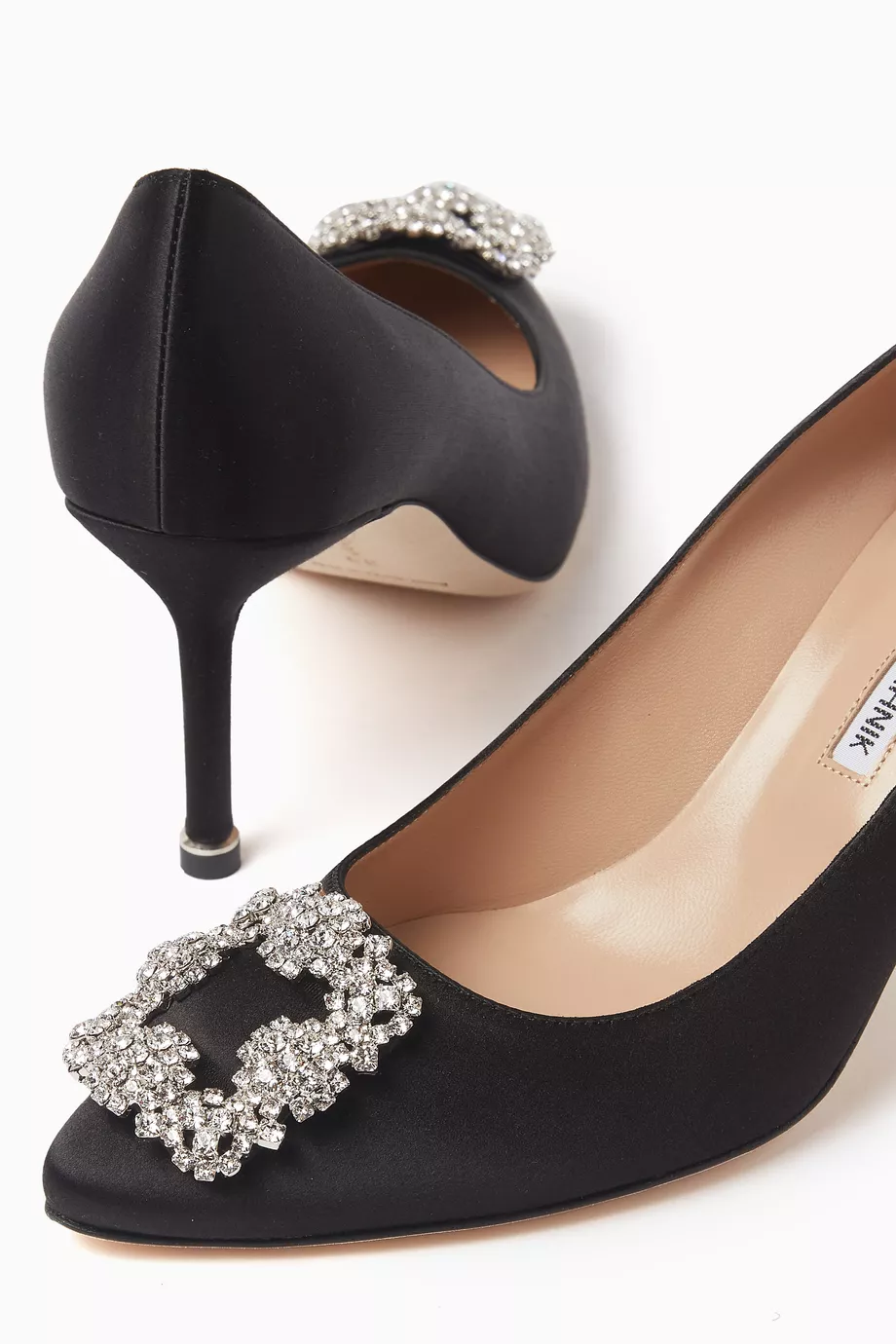 Black Suede Pumps Manolo Blahnik 70mm Pump Buy Manolo