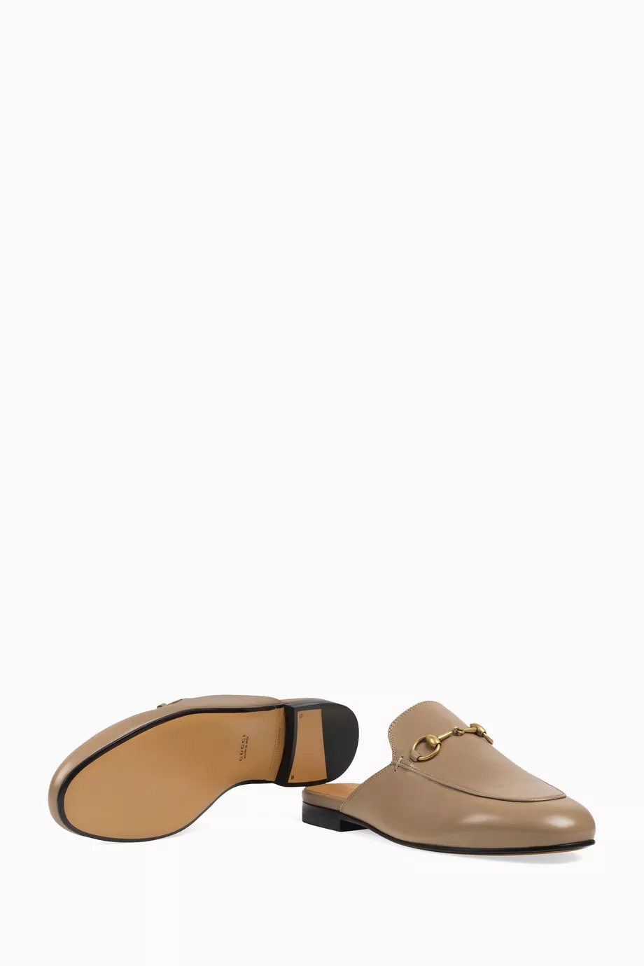 Gucci princetown nude on sale
