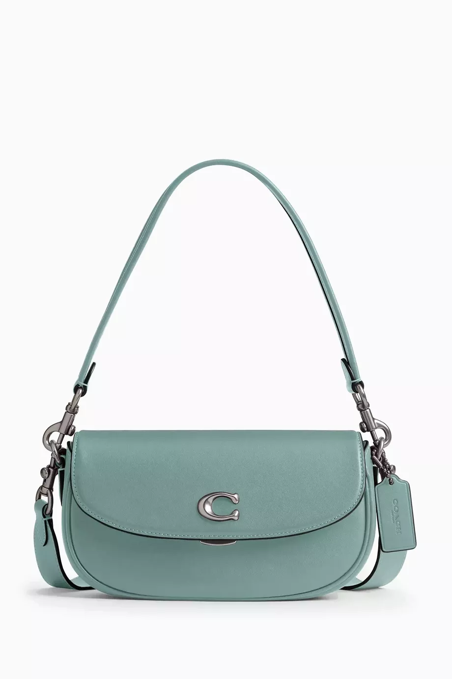 Buy Coach Blue Emmy 23 Saddle Bag in in Glovetanned Leather For