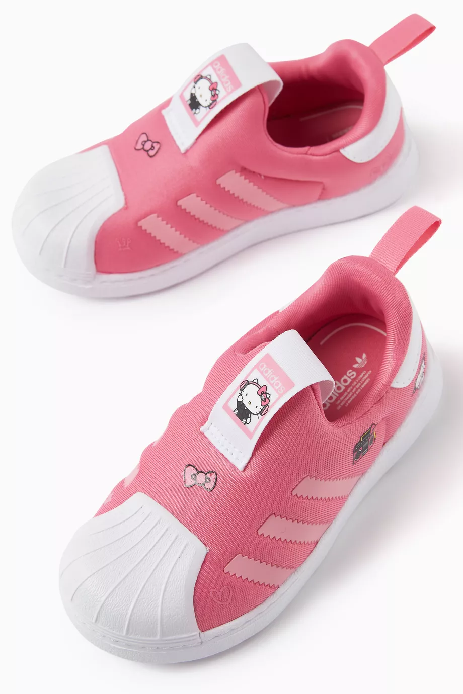 Buy adidas Pink x Hello Kitty & Friends Superstar 360 Sneakers in Lycra For  Kids Online | Ounass Saudi