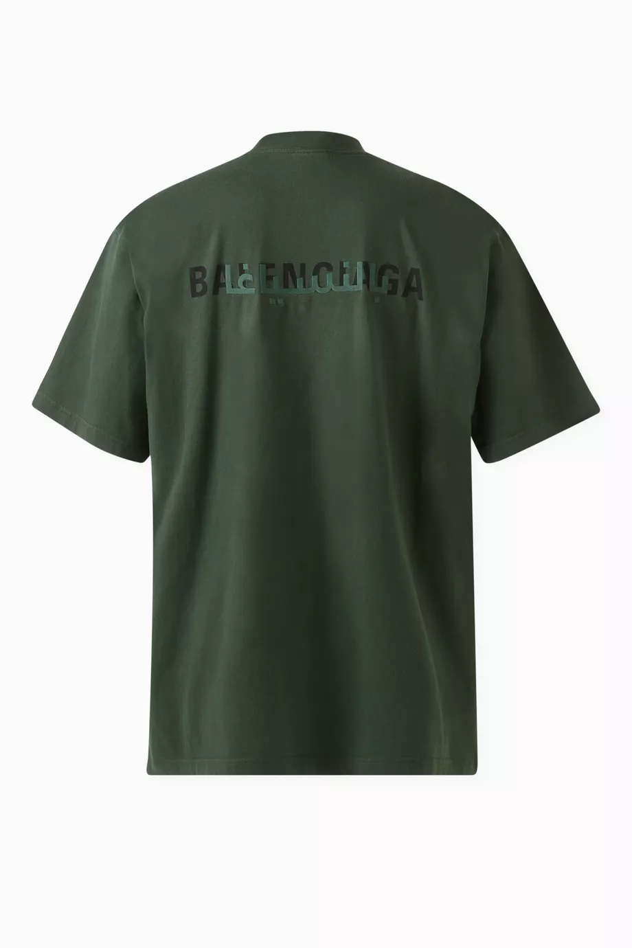 Buy Balenciaga Green Unisex Ramadan Medium fit T shirt in Vintage Jersey For UNISEX Online Ounass Saudi