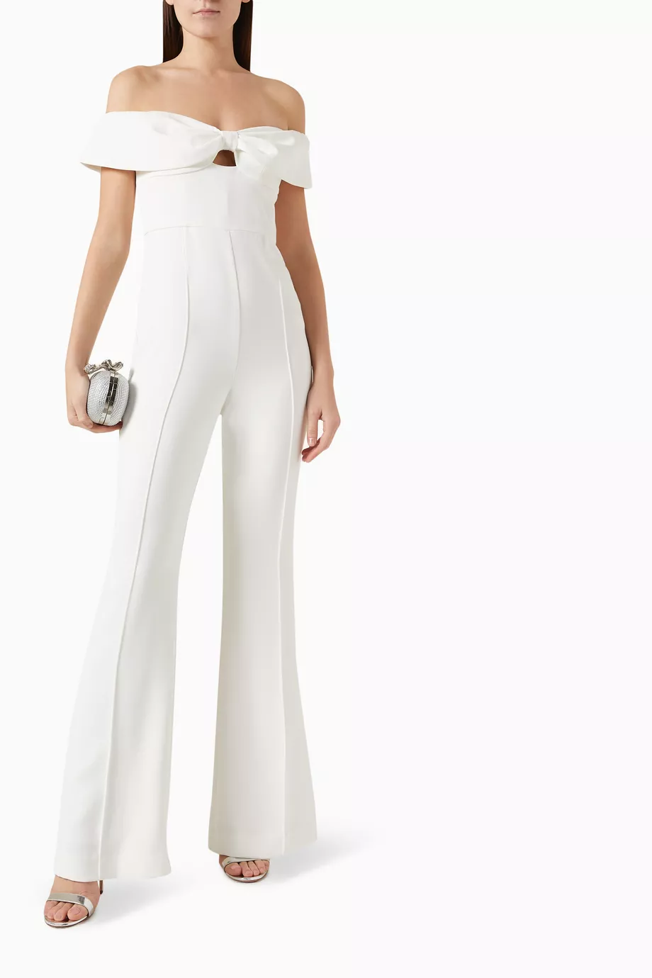 Aubrey off shoulder jumpsuit 2025