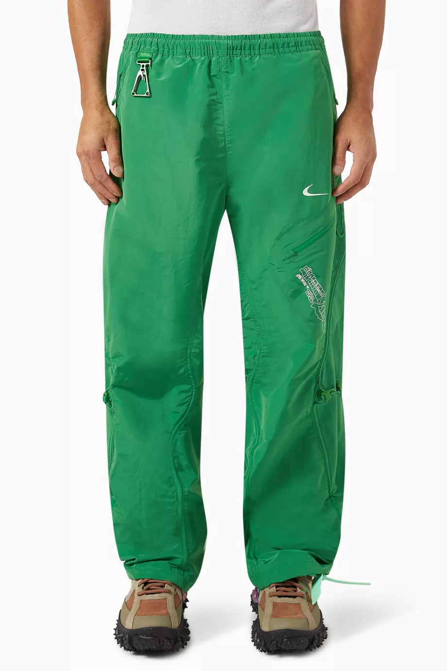 Neon green nike pants online