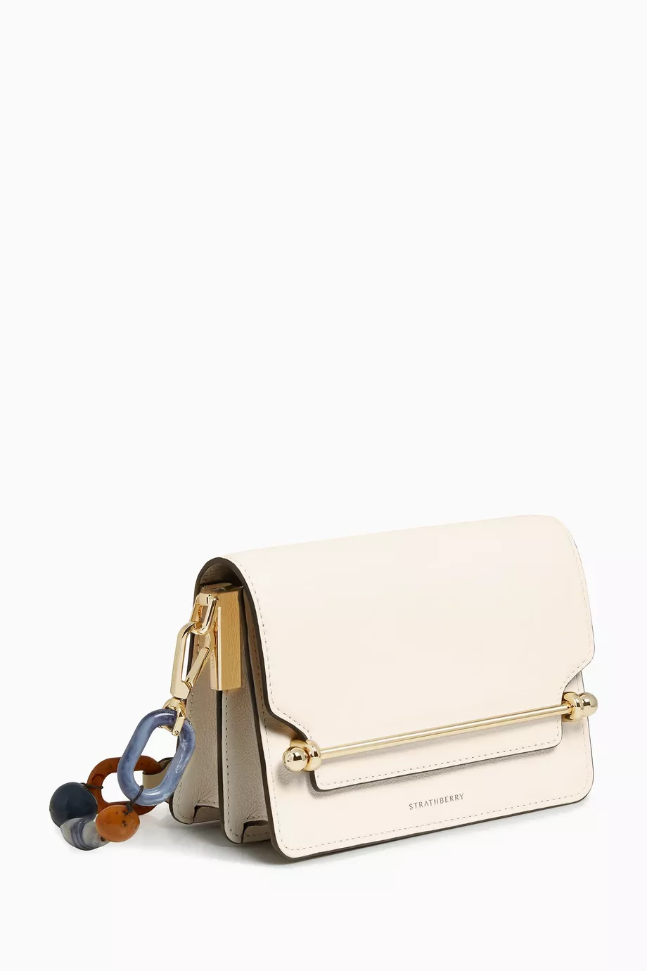 Strathberry East West Mini Strathberry White Bag Buy Strathberry