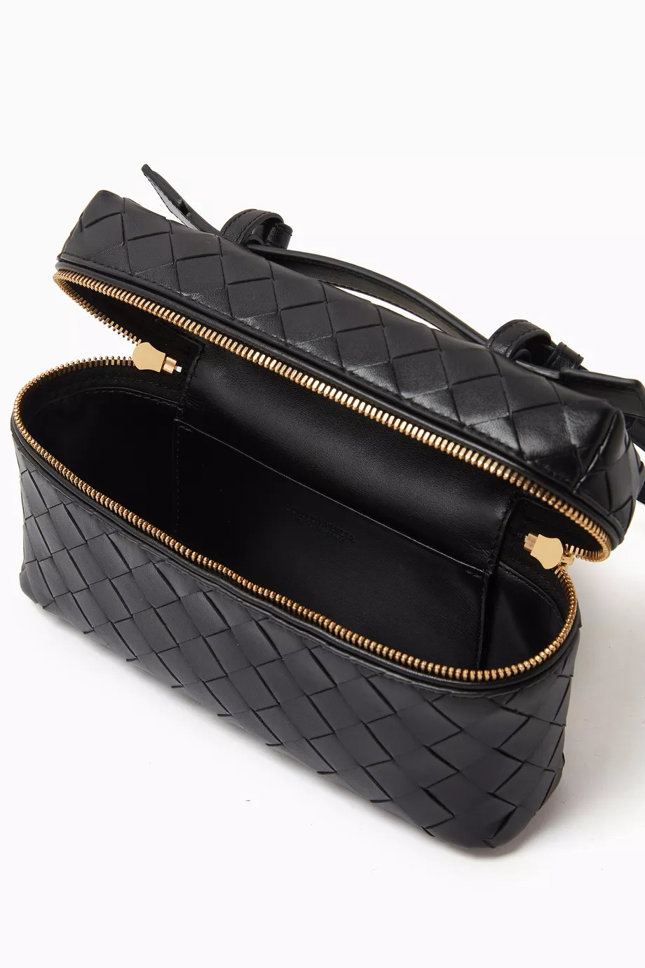25SS new/BOTTEGA VENETA Bang Bangバニティバッグ Bag Black Bottega Veneta: Black Bang Bang Vanity Case Bag | SSENSE Canada