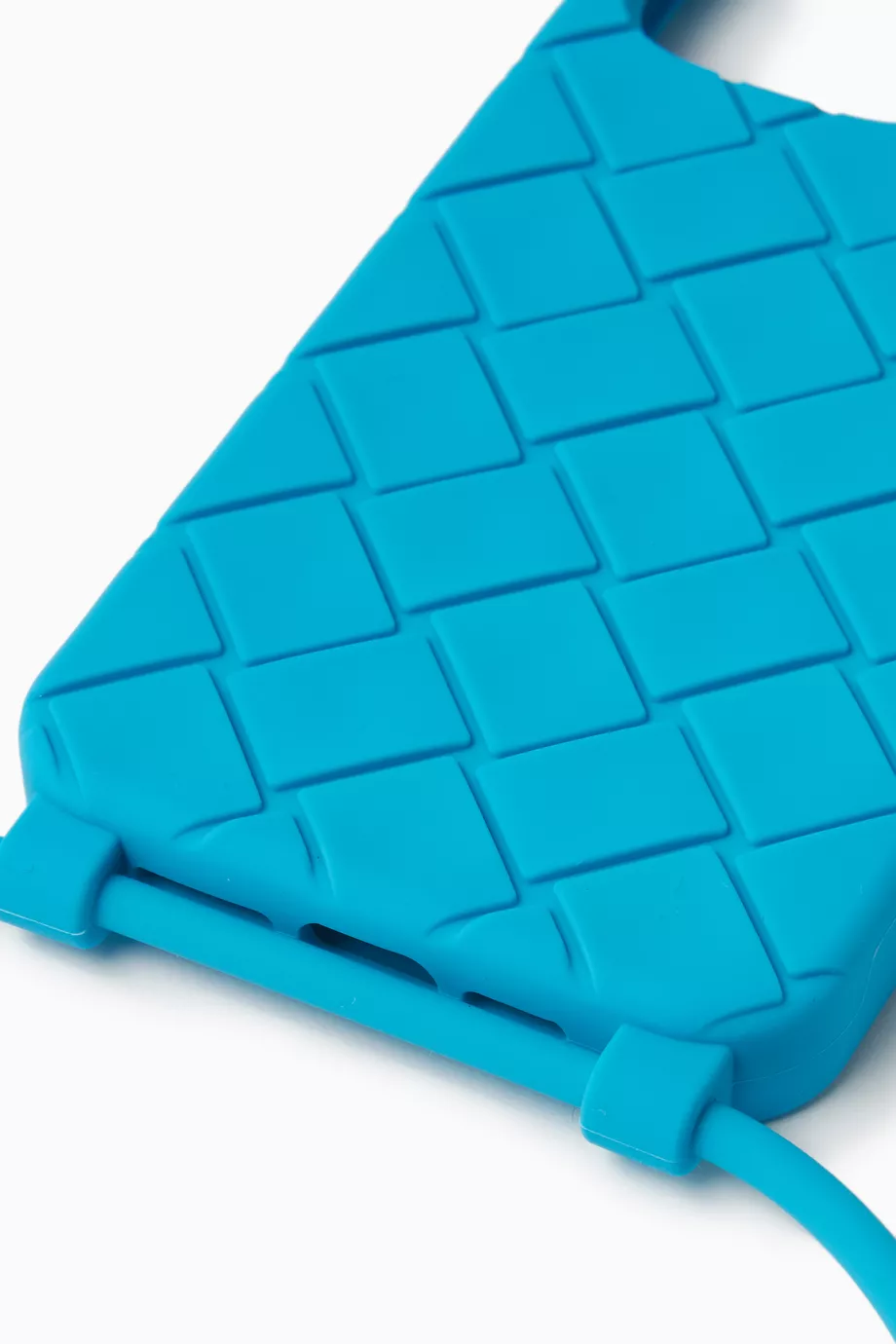 Buy Bottega Veneta Blue iPhone 15 Pro Max Case in Silicone For Men
