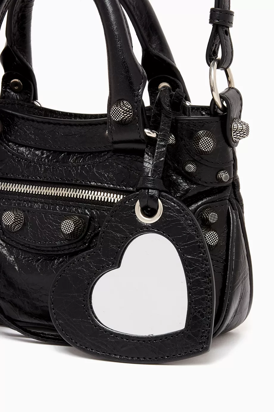 Buy Balenciaga Black Mini Neo Cagole Tote Bag in Arena Lambskin For Women Online Ounass Saudi