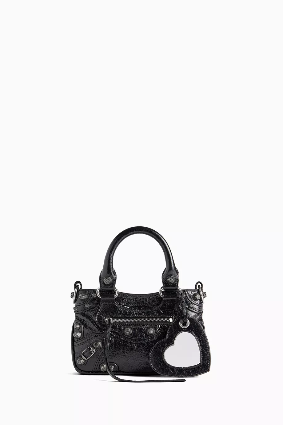 Buy Balenciaga Black Mini Neo Cagole Tote Bag in Arena Lambskin