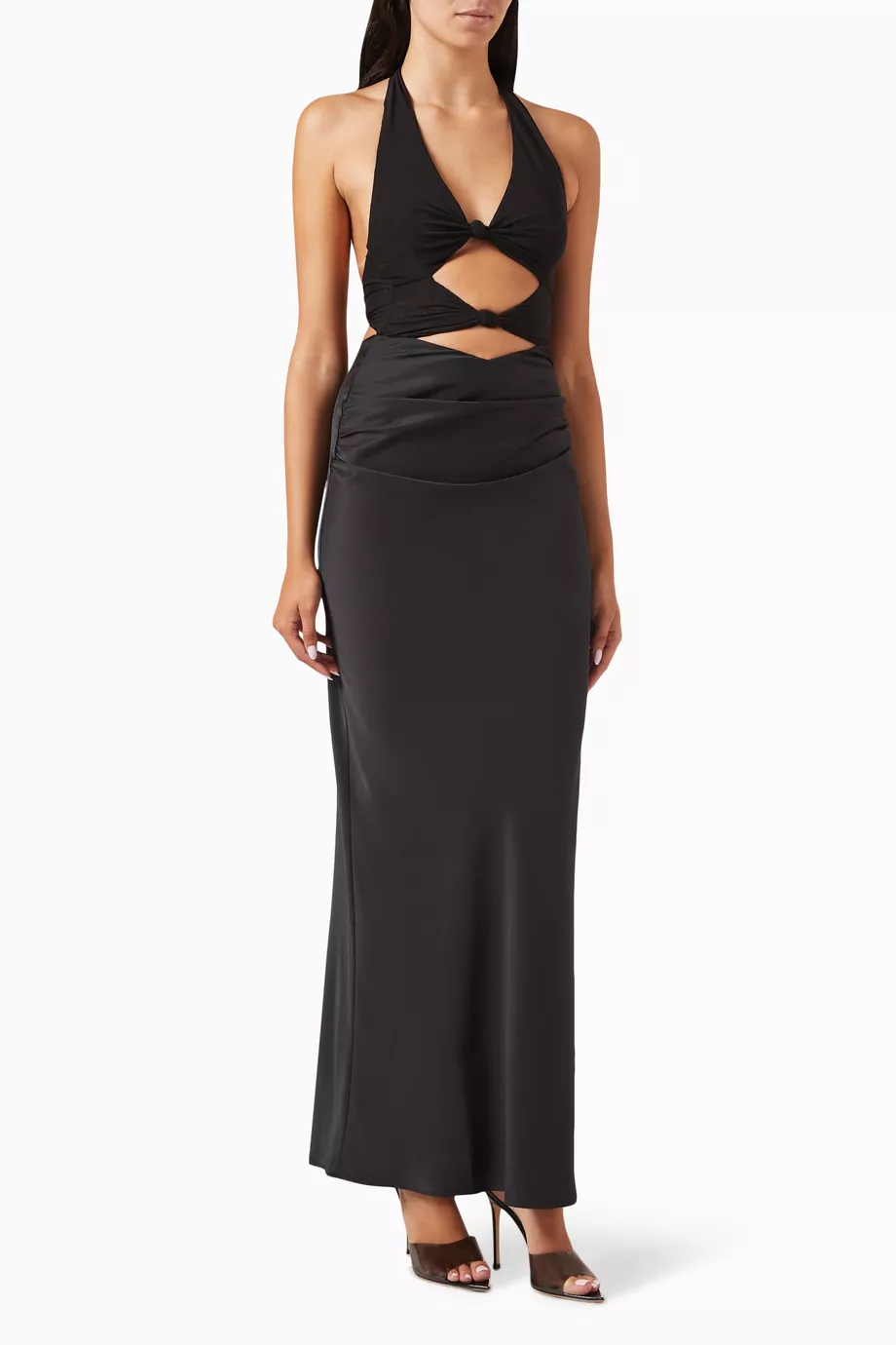 slim fit dress slacks Solari Halter Twist Dress – Cloth Lifestyle Boutique
