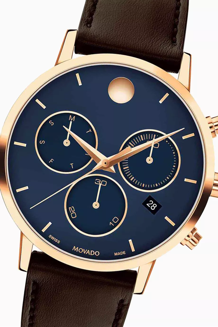 Buy Movado Blue Museum Classic Chronograph Watch 42mm For Men Online Ounass Saudi