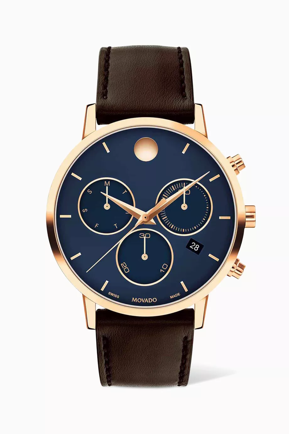 Buy Movado Blue Museum Classic Chronograph Watch 42mm For Men Online Ounass Saudi
