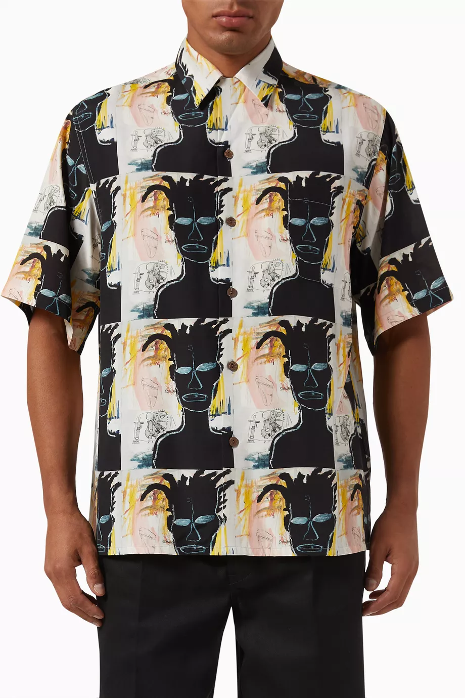 Buy WACKO MARIA Multicolour x Jean-Michel Basquiat Hawaiian Shirt