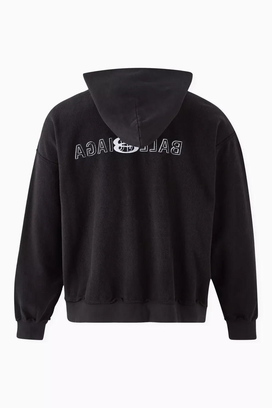 BALENCIAGA 24SS INSIDE OUT ZIP-UP HOODIE