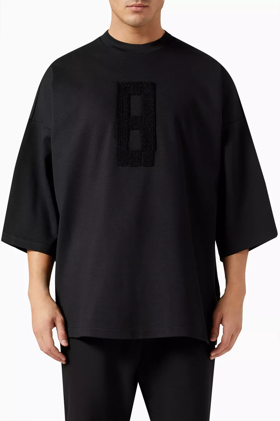 Tシャツ・カットソー Fear of God Embroidered 8 Milano Tee / Dune Fear of God Men's Embroidered 8 Milano T-Shirt in Dune Fear
