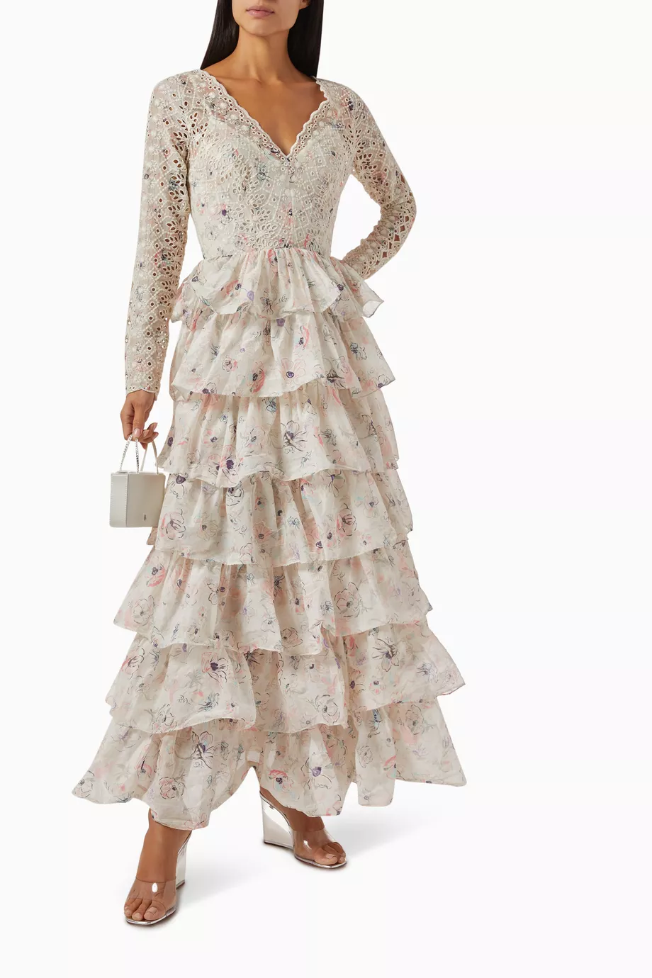 ★ZIMMERMANN★Halliday Tiered Ruffle Gown★Ivory Floral 217190891_offwhte_fr.jpg?ts=
