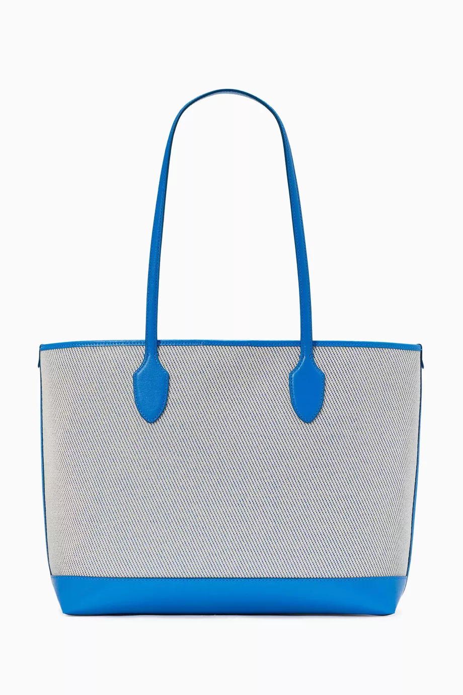 Buy Kate Spade New York Blue Large Bleecker Tote Bag in Canvas For