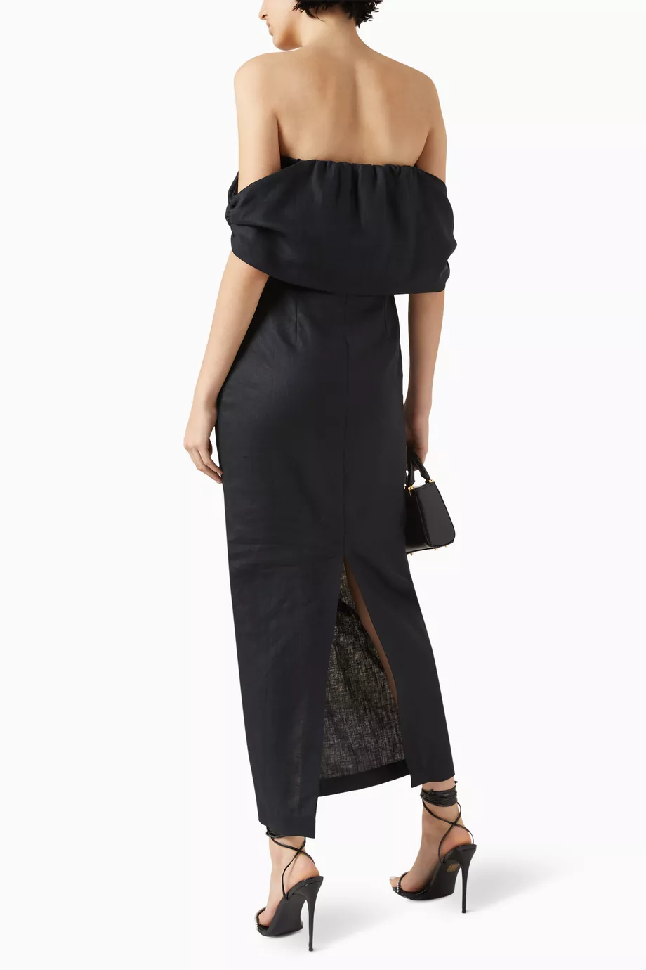 babaton off the shoulder dress Aritzia Babaton Ruslan Off Shoulder Midi Dress
