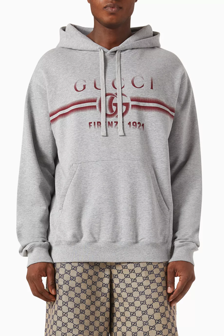 Gucci grey hoodie clearance