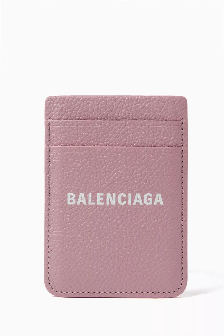 Buy Balenciaga Pink Cash iPhone Magnet Card Holder in Leather For UNISEX Online Ounass Saudi