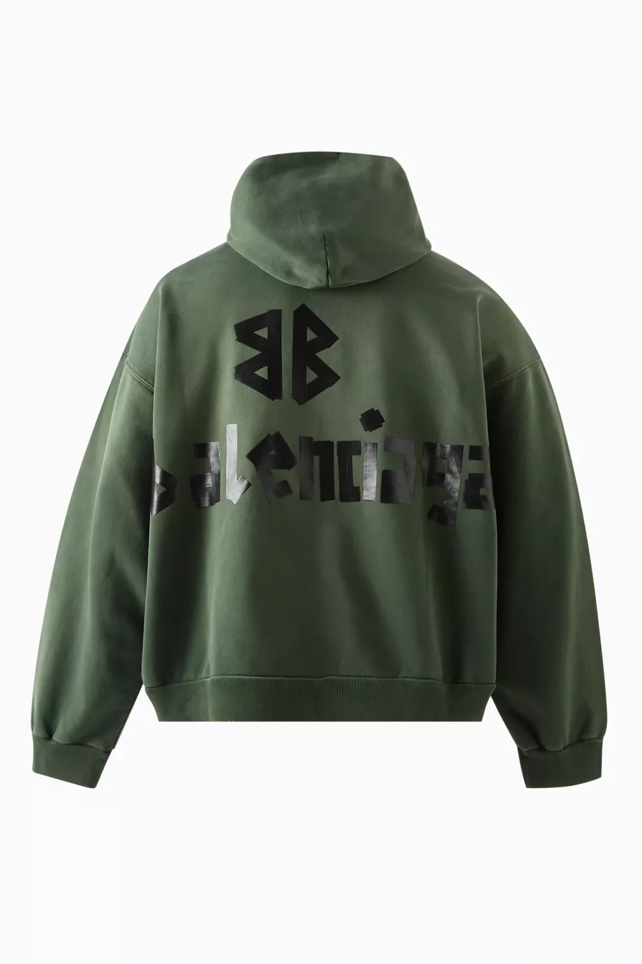 Balenciaga green hoodie sale