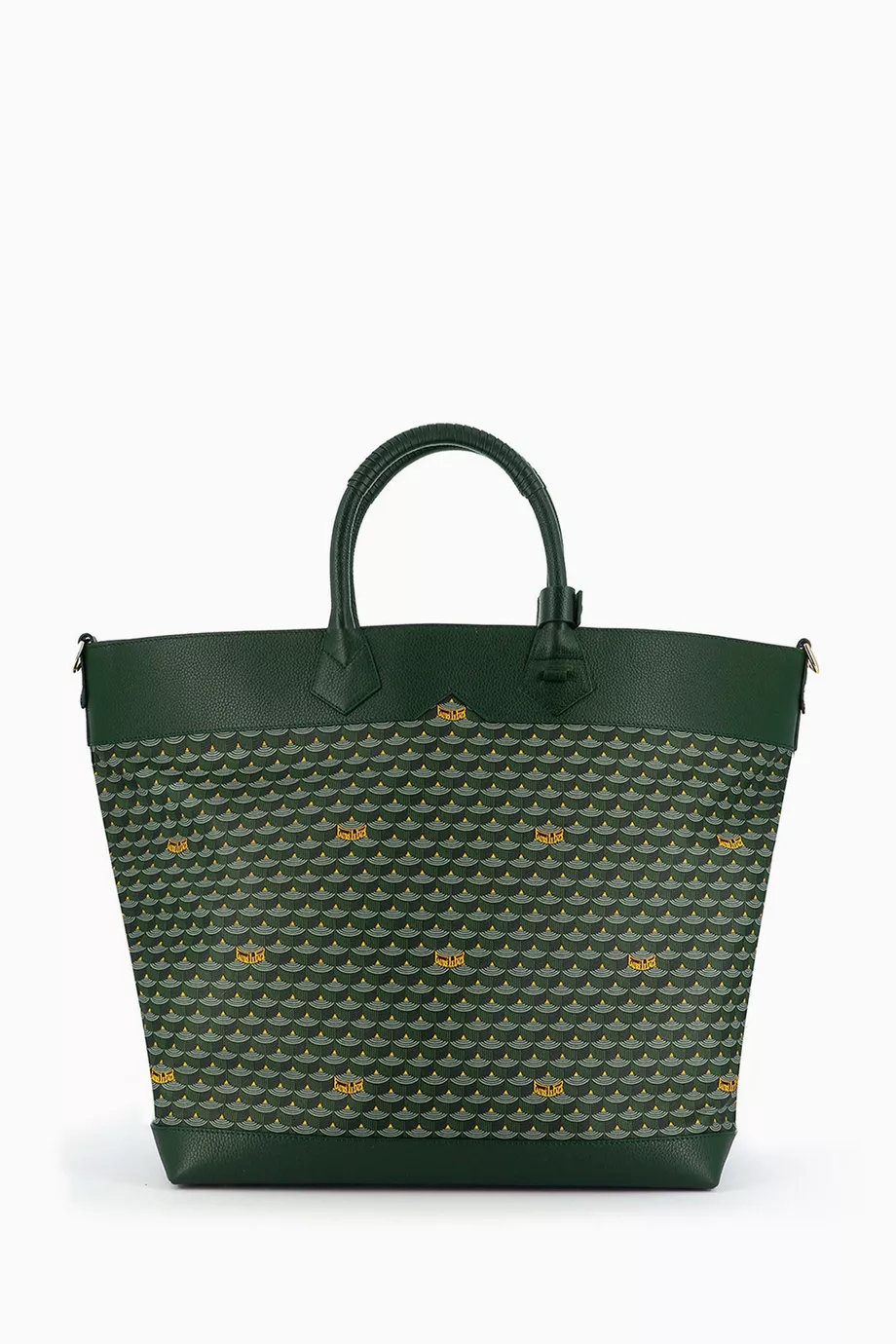 Buy Faure Le Page Green Carry On 36 Tote Bag in Coated canvas Leather For Women Online Ounass Saudi