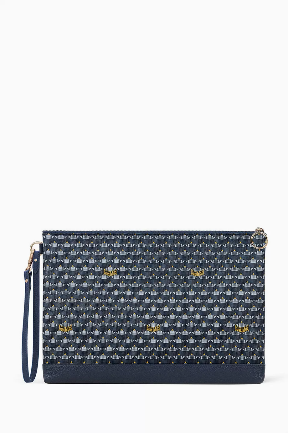 Buy Faure Le Page Blue Pochette Zip 33 Pouch Bag in Canvas Leather For UNISEX Online Ounass Saudi