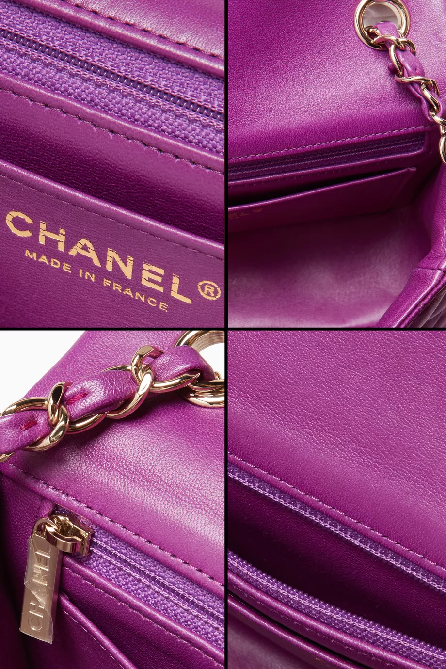 Buy Chanel Pre Loved Purple Mini Flap Bag in Quilted Satin For Women Online Ounass Saudi