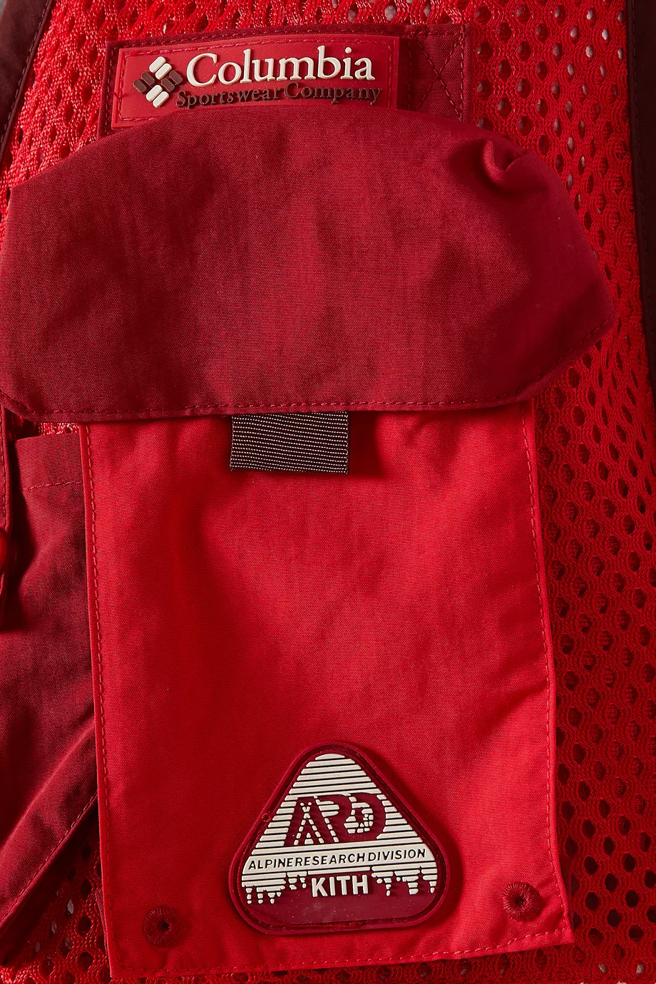 Buy Kith Red x Columbia Utility Vest For Men Online Ounass Saudi