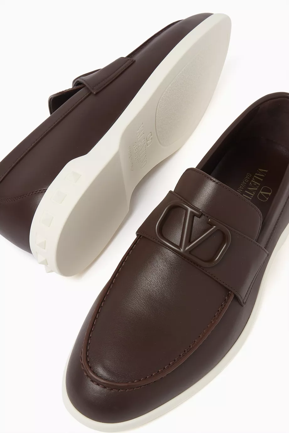 Brown valentino shoes hot sale