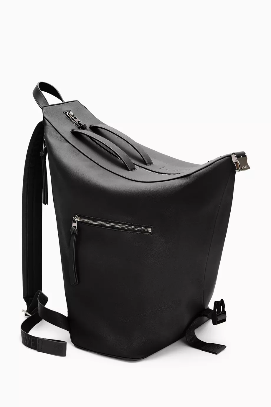 Buy LOEWE Black Convertible Backpack in Calfskin For Men Online