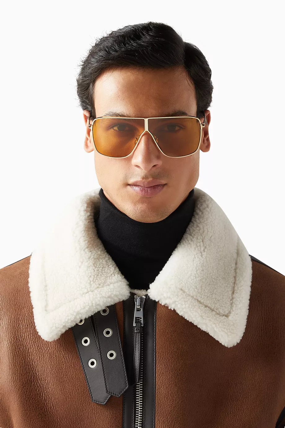 Buy TOM FORD Gold Huxley Sunglasses For UNISEX Online | Ounass Saudi