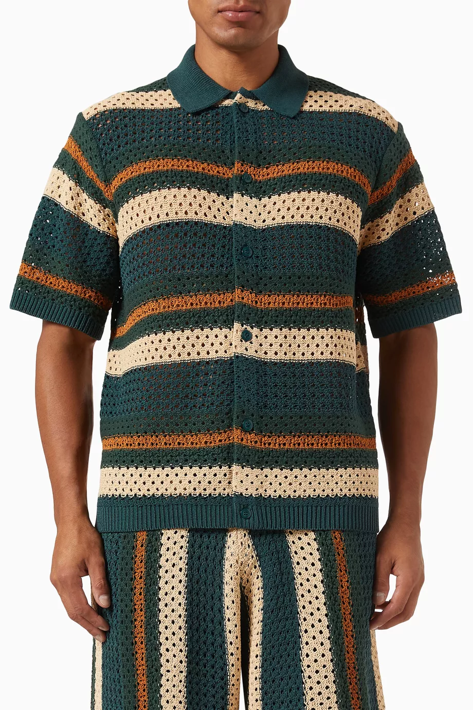 Buy Kith Multicolour Thompson Button-down Shirt in Crochet For Men Online |  Ounass Saudi