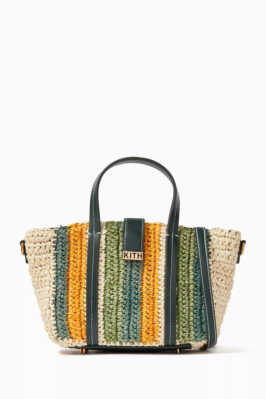 バッグ Kith Raffia Tote Bag Saint Laurent YSL Shopping Raffia Tote - Natural – Kith