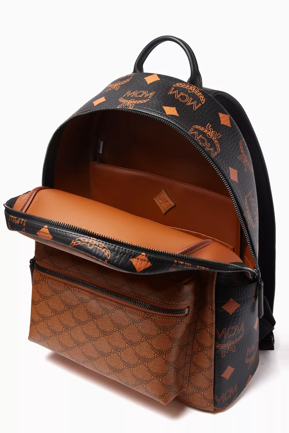 【関税&送料込】Mcm Backpack Stark Lauretos MCM Small Stark Lauretos Monogram Backpack | Pink | FARFETCH