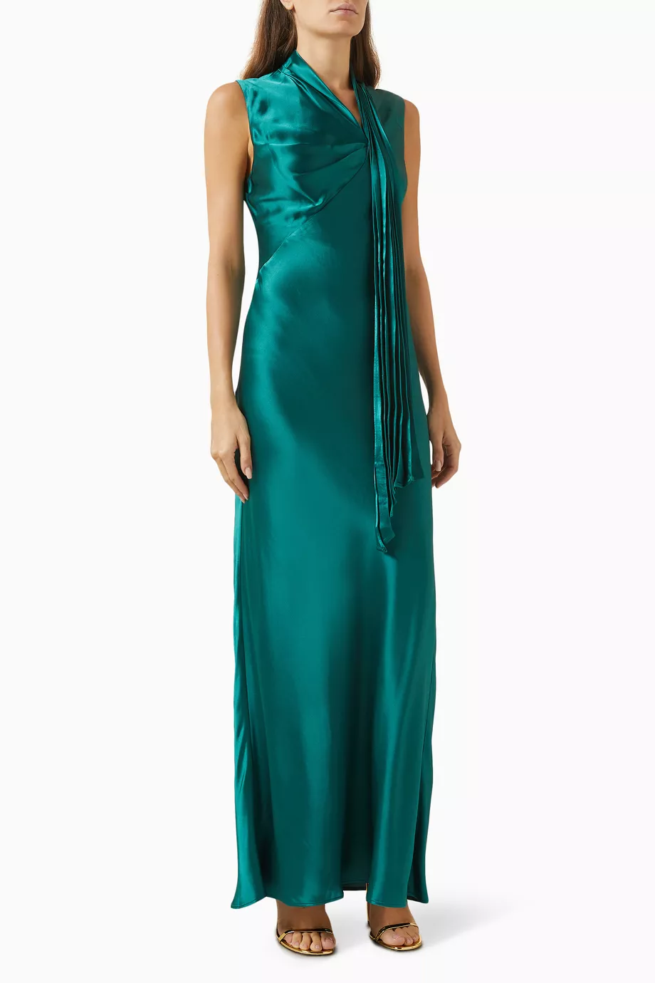 acler jeffries satin maxi dress JEFFRIES MAXI DRESS