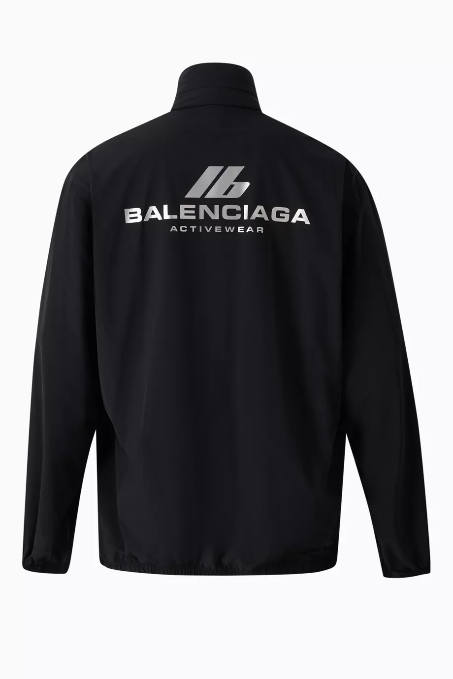 ブルゾン Balenciaga Balenciaga Shrunk Activewear Black Stretch Nylon Balenciaga Activewear Windbreaker Jacket | Saks Fifth Avenue