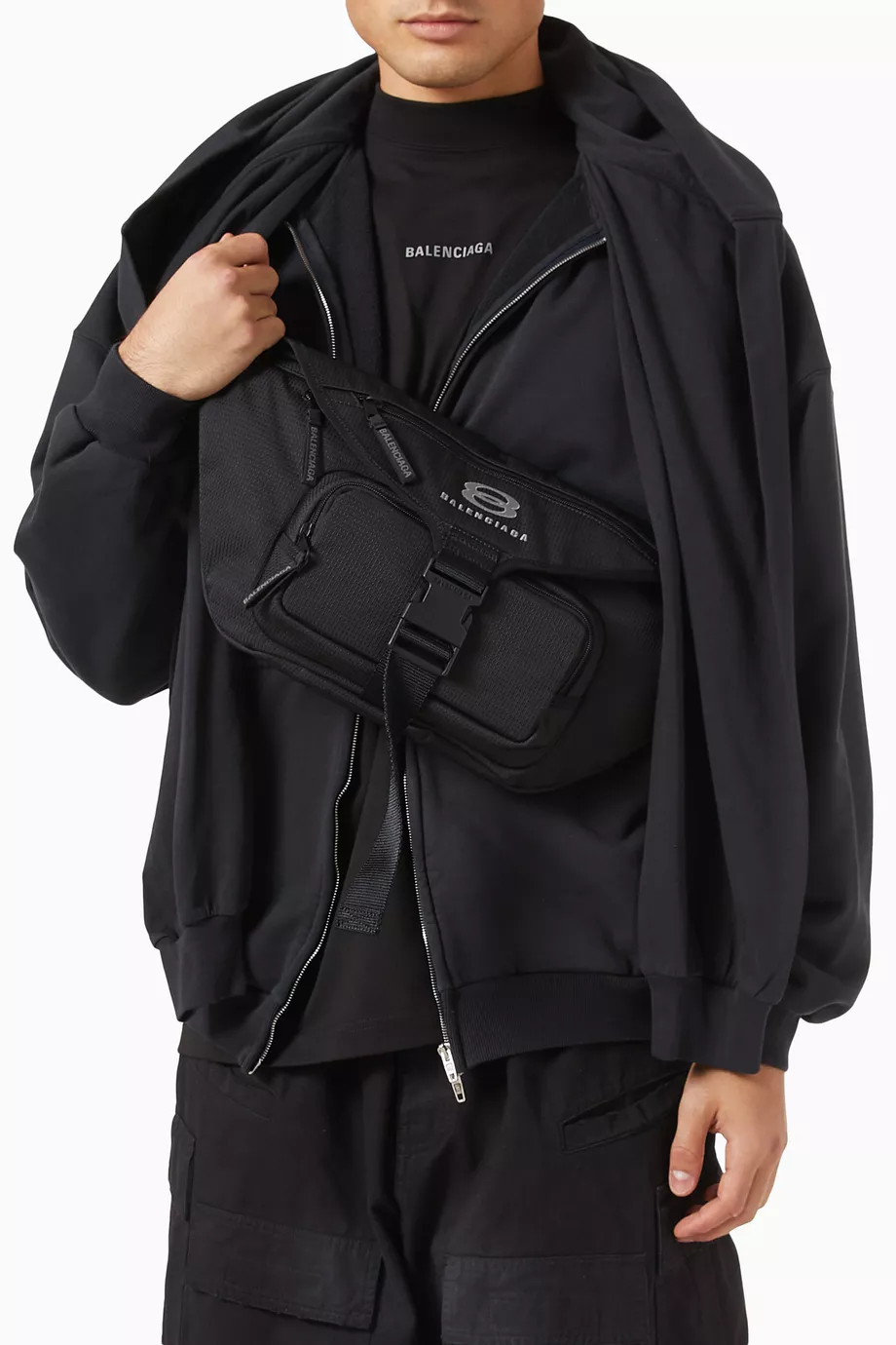 【美品】BALENCIAGA Unity Large Belt Pack BLK Balenciaga Unity Large Beltpack | Saks Fifth Avenue