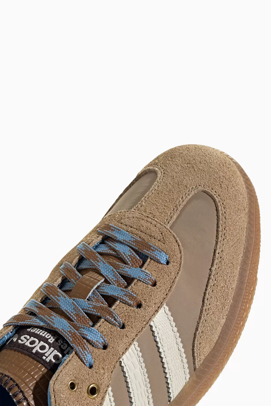 Buy adidas Statement Neutral x Wales Bonner Samba Sneakers in Leather &  Suede For Men Online | Ounass Saudi